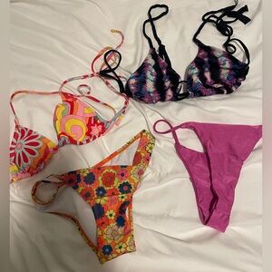 Colorful Bikini Set (cheeky bottoms) size S